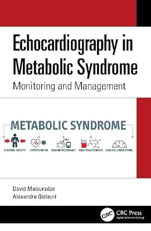 Echocardiography in Metabolic Syndrome: Monitoring and Management (PDF Book)