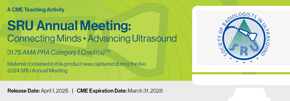 SRU Annual Meeting: Connecting Minds • Advancing Ultrasound – 2025
