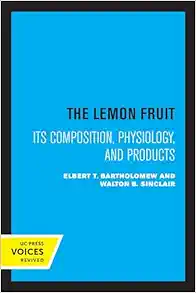 Lemon Fruit: Its Composition, Physiology, and Products (EPUB)