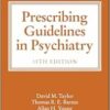 The Maudsley Prescribing Guidelines in Psychiatry, 15th edition (PDF )