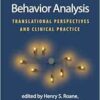 Behavior Analysis: Translational Perspectives and Clinical Practice (PDF )