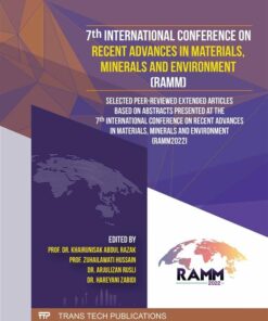 7th International Conference on Recent Advances in Materials, Minerals and Environment (7th RAMM) (PDF)