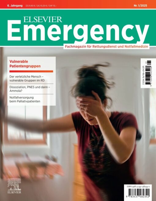 ELSEVIER Emergency. Vulnerable Patientengruppen. 1/2025: Fachmagazin für Rettungsdienst und Notfallmedizin (True PDF )