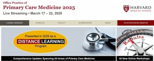 Harvard Office Practice of Primary Care Medicine 2025 (Videos with subtitles + Slides)
